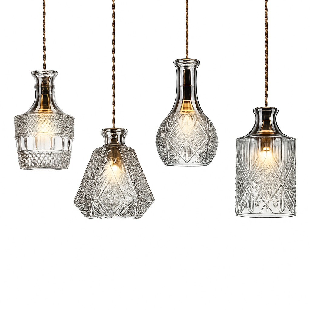 Suspension bouteilles en verre de plusieurs formes Bottle - vue 7 sur 8