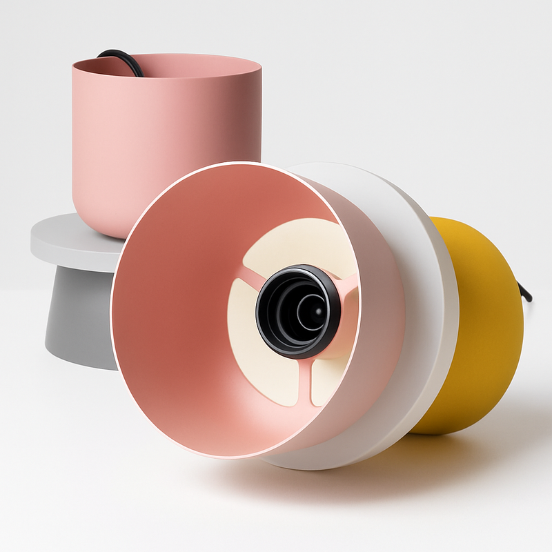 Makazon Colorful Pendant Light in Playful Shapes