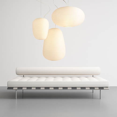 suspension créative en verre pour décoration intérieure moderne