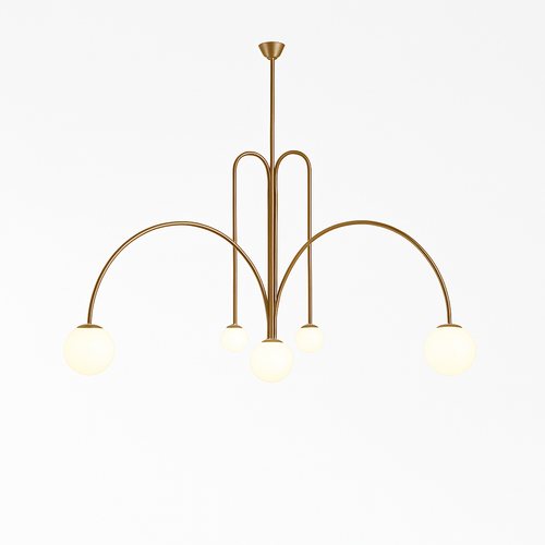 suspension créative en verre pour décoration intérieure moderne - vue 10 sur 12