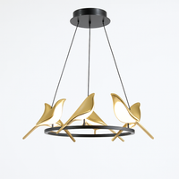 Suspension créatives d'oiseau de pie Applique murale simple salon restaurant étude lampadaire maison LED lustre de plafond de luxe