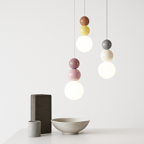 suspension danoise led boule lumineuse pour décoration intérieure - vue 2 sur 29