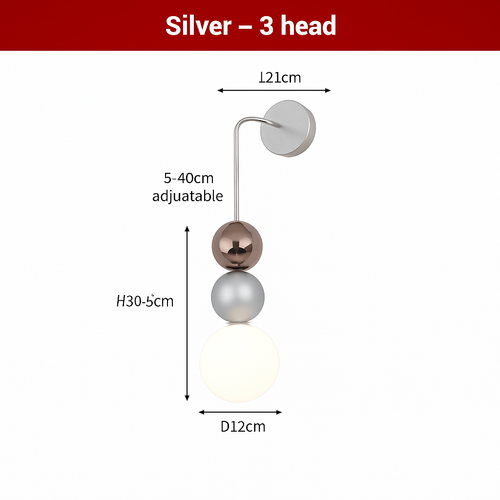 suspension danoise led boule lumineuse pour décoration intérieure