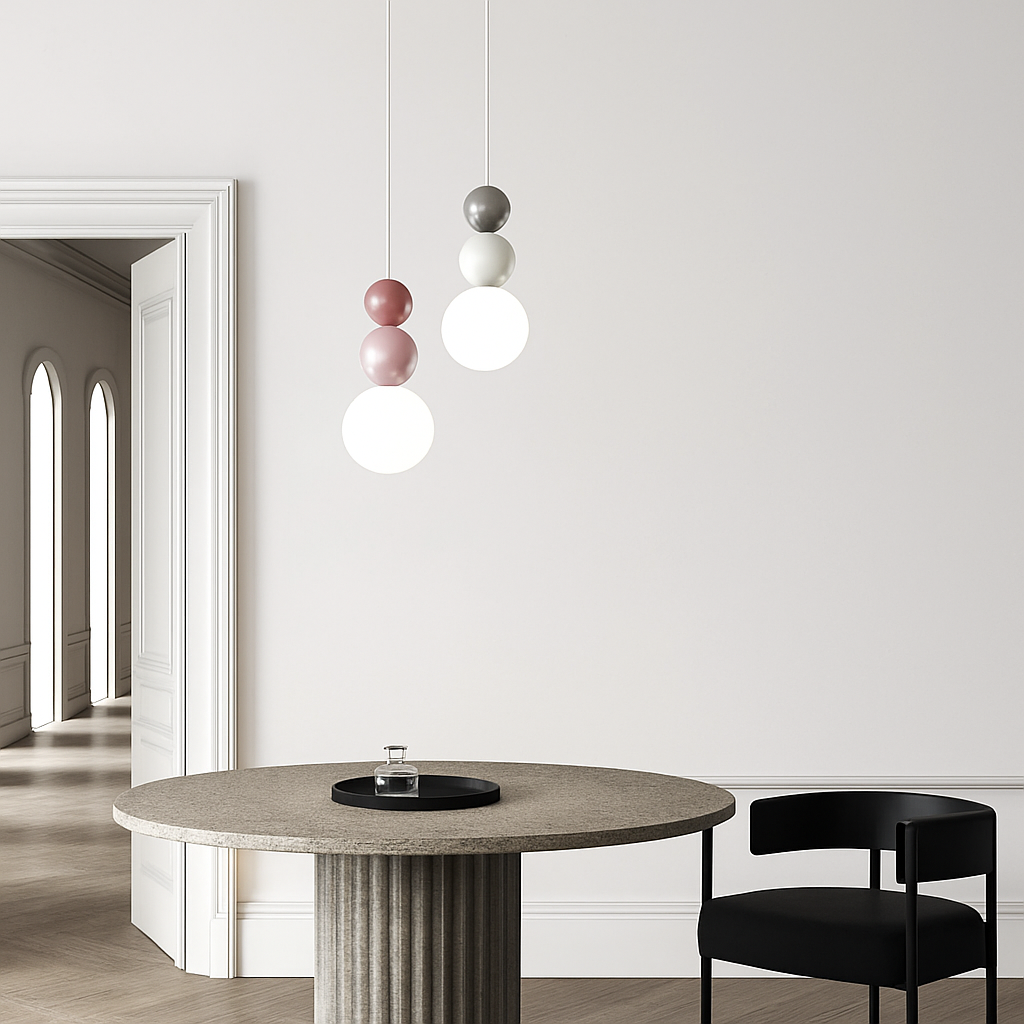 suspension danoise led boule lumineuse pour décoration intérieure - vue 5 sur 29