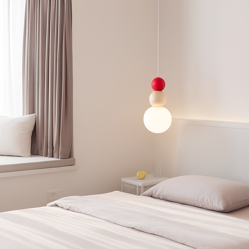 suspension danoise led boule lumineuse pour décoration intérieure - vue 6 sur 29