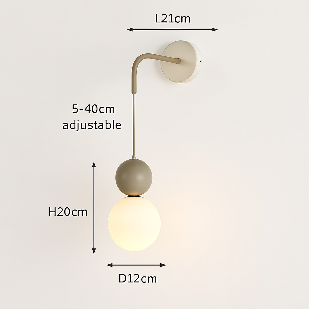 suspension danoise led boule lumineuse pour décoration intérieure - vue 8 sur 29