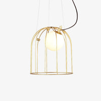 Suspension design avec abat-jour métallique ajouré Ohio