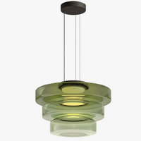 suspension design danois bohème abat-jour en verre pour tables basses