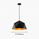 Suspension design géométrique polygonale de couleur Diamond