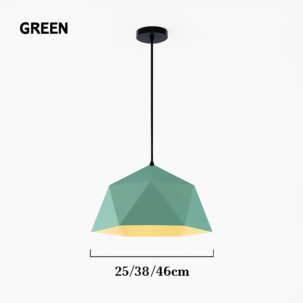 Suspension design géométrique polygonale de couleur Diamond - vue 8 sur 13