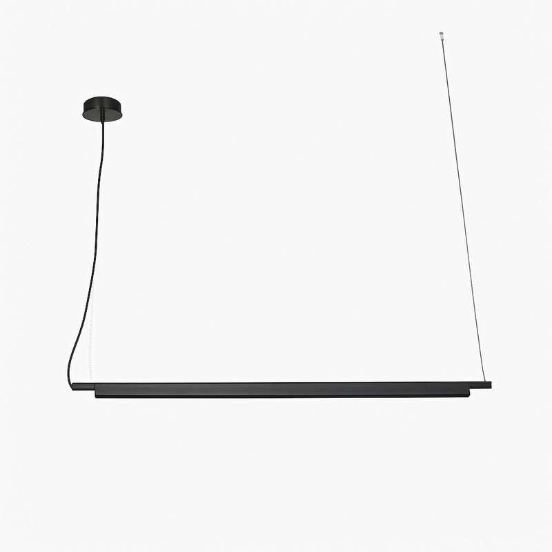 Suspension design à LED allongée en métal Loft