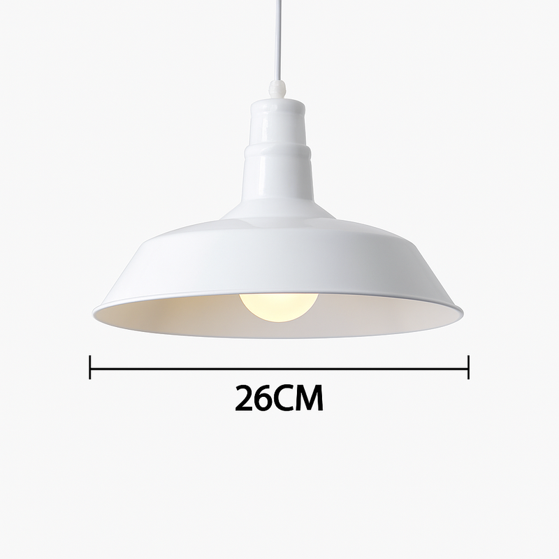 Suspension design LED avec abat-jour macaron coloré Loft