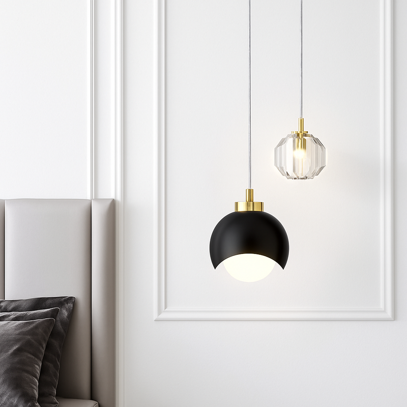 Suspension design LED à double sources lumineuses Thea