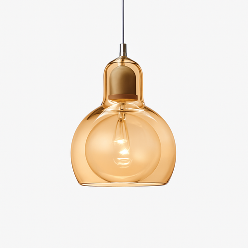 Suspension design LED en verre Loft - vue 5 sur 6