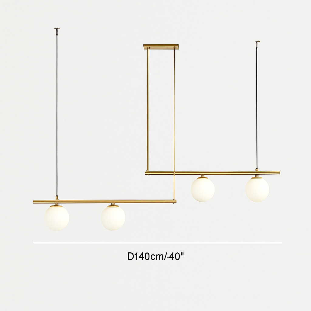 suspension design moderne avec boule de verre élégante - vue 11 sur 16