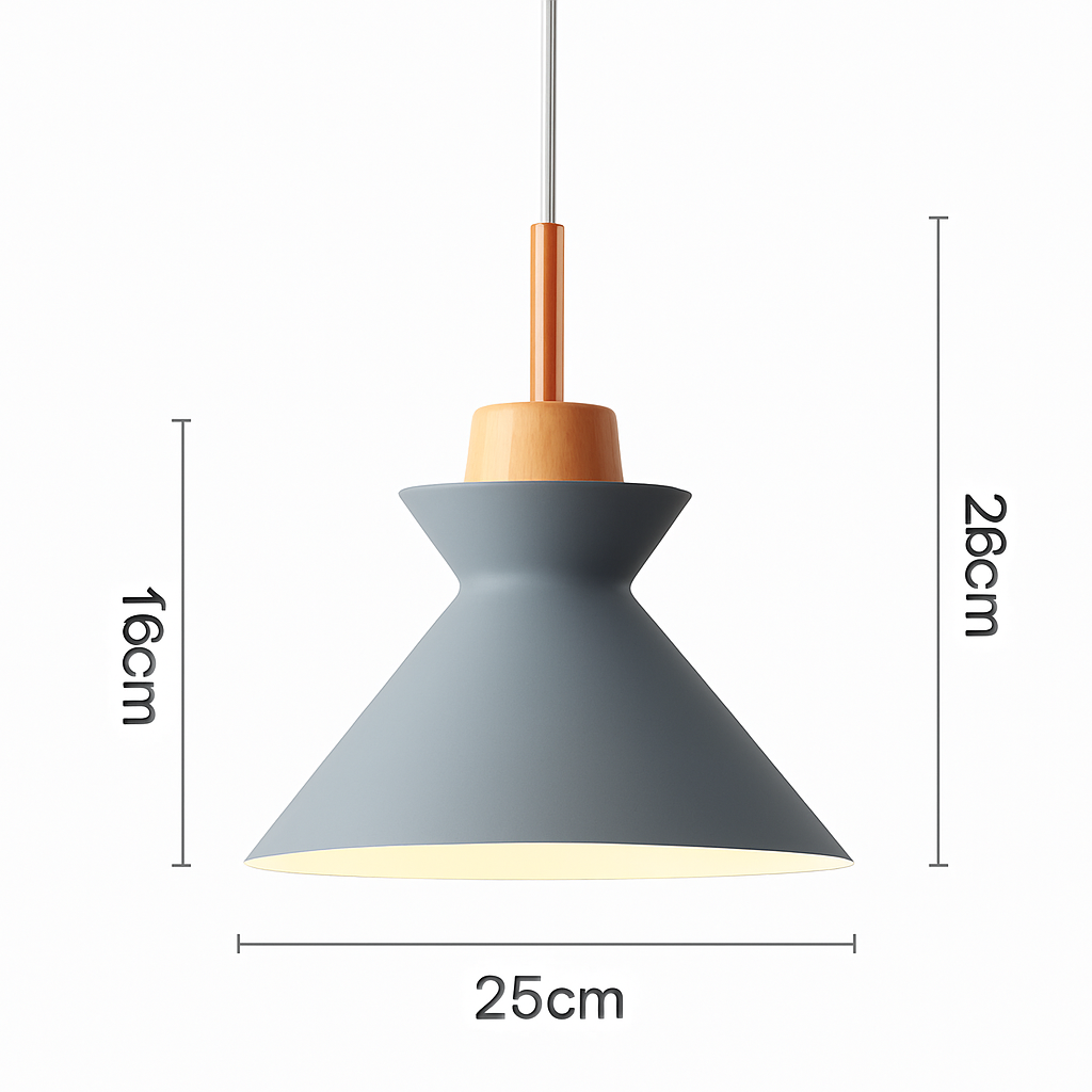 Suspension design moderne à LED de couleur Lampes - vue 5 sur 15