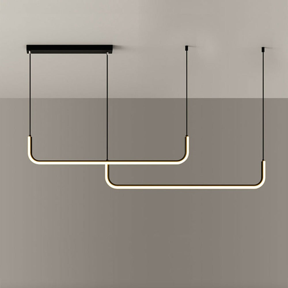 Suspension design moderne LED en aluminium style Hang - vue 11 sur 12