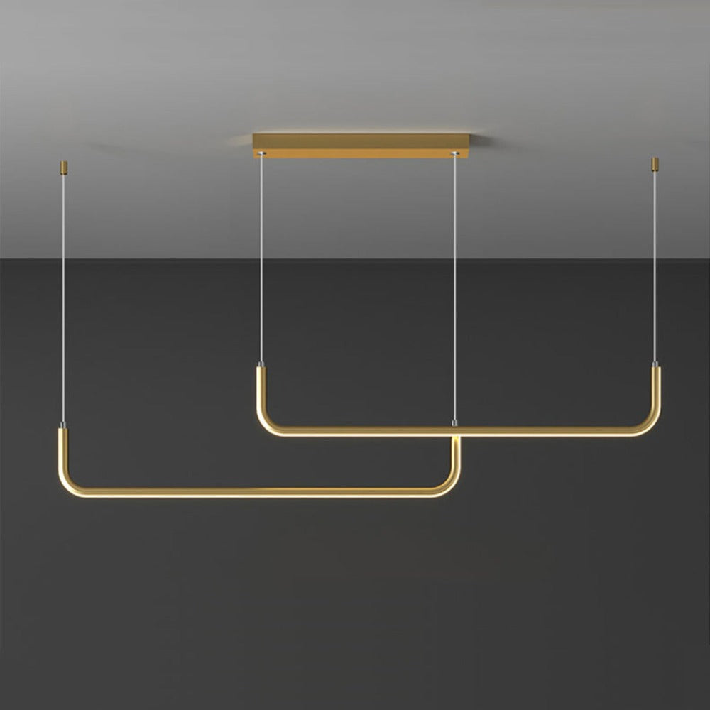 Suspension design moderne LED en aluminium style Hang - vue 7 sur 12
