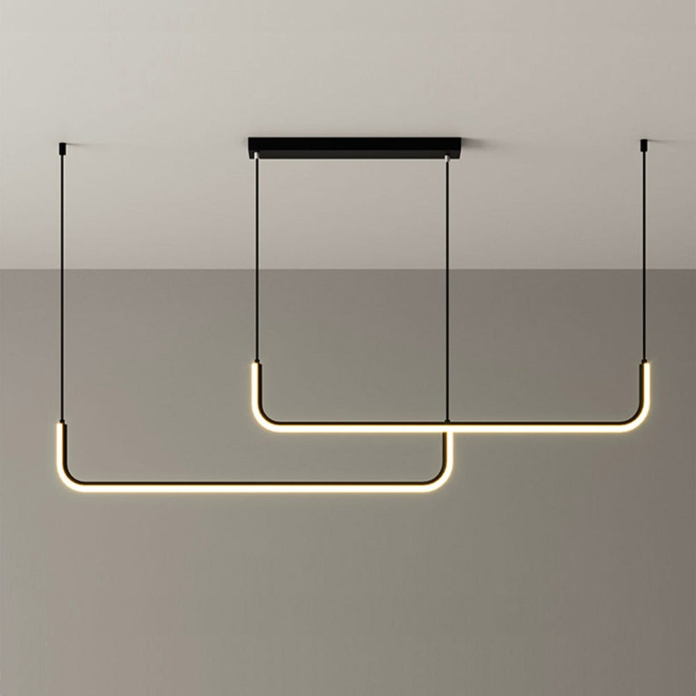 Suspension design moderne LED en aluminium style Hang - vue 8 sur 12