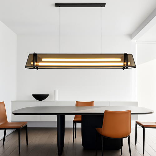 suspension design moderne led minimaliste pour cuisine - vue 3 sur 8