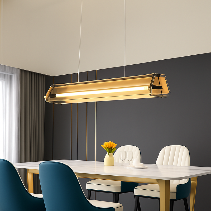 suspension design moderne led minimaliste pour cuisine