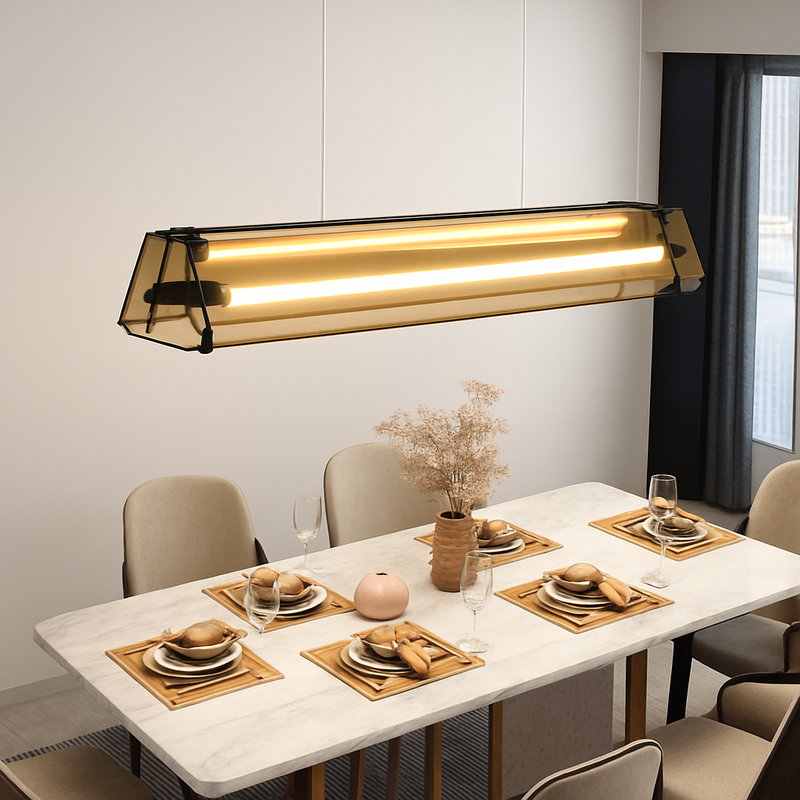 suspension design moderne led minimaliste pour cuisine