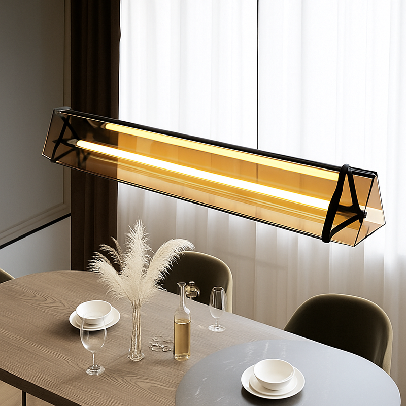suspension design moderne led minimaliste pour cuisine