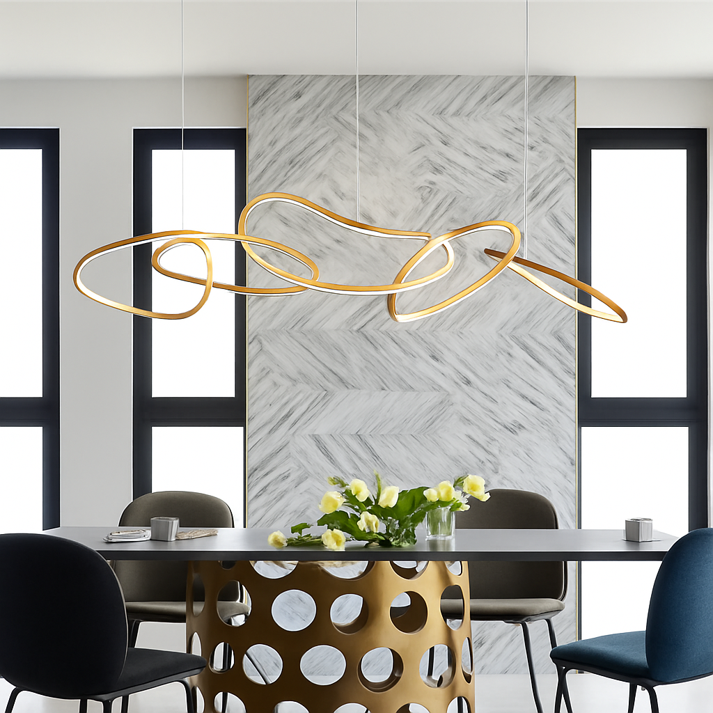 suspension design moderne pour éclairage intérieur élégant - vue 5 sur 9