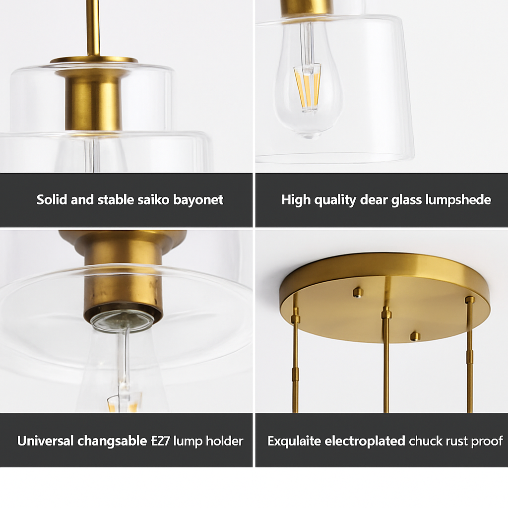 suspension design nordique en verre pour intérieur élégant - vue 10 sur 18