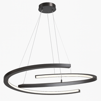 suspension design nordique moderne simple anneau luminaire