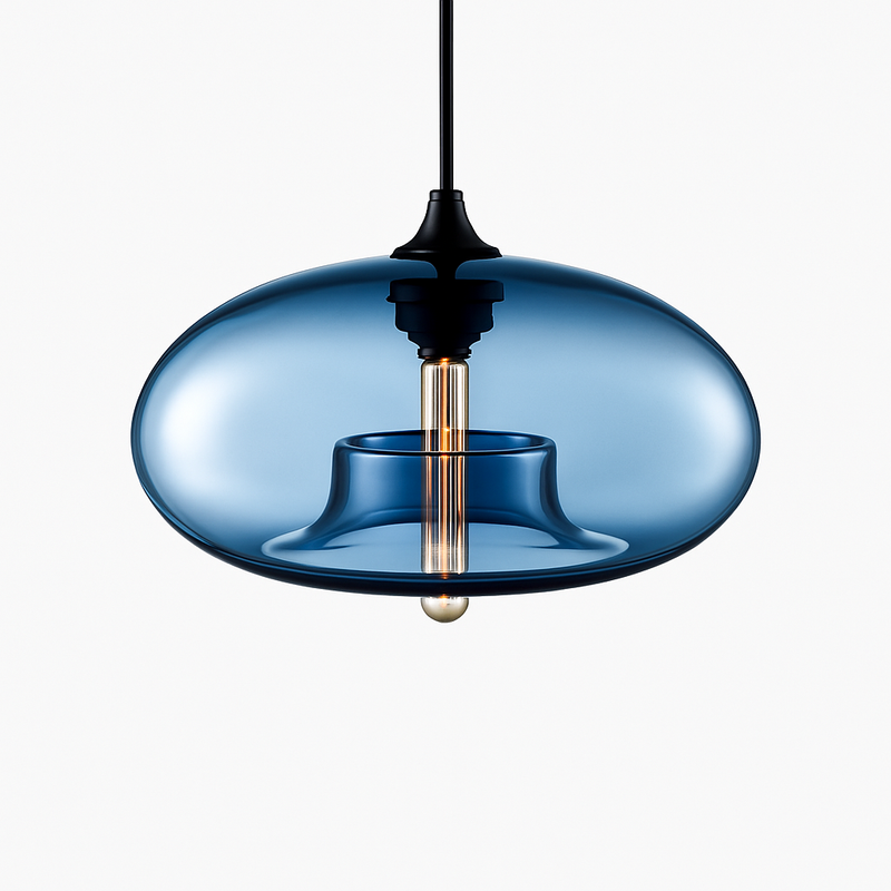 Suspension design ovale en verre Ball