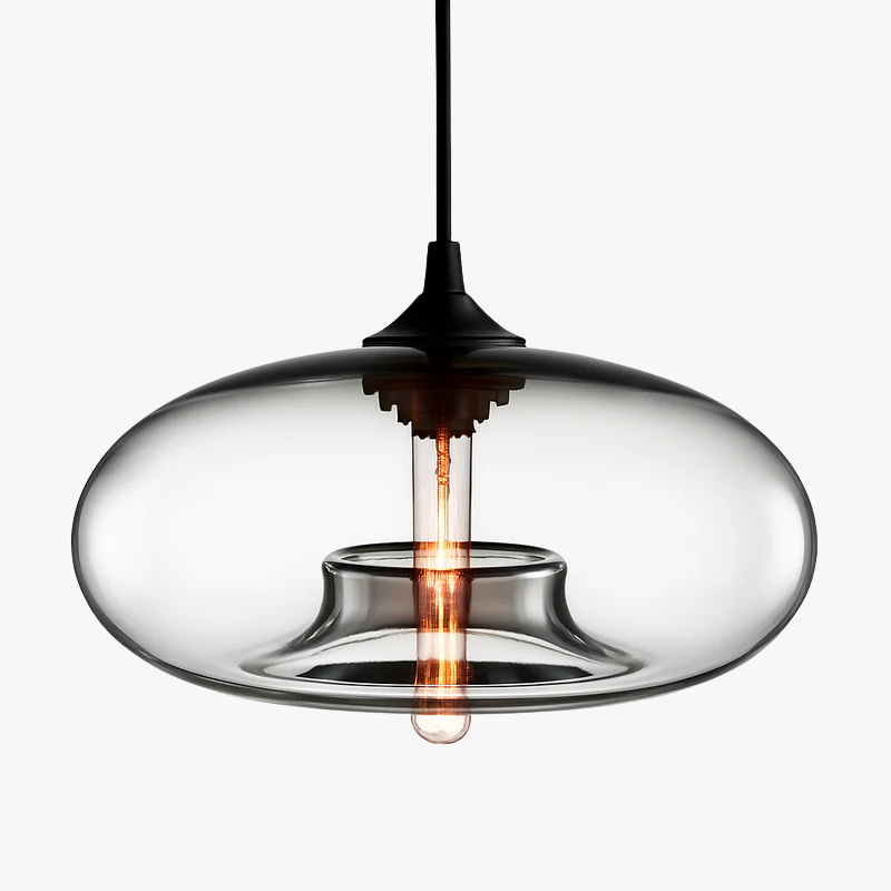 Suspension design ovale en verre Ball