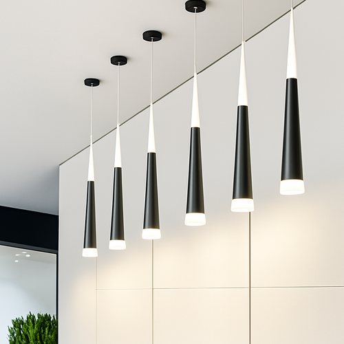 suspension en aluminium acrylique pour cuisine et bar