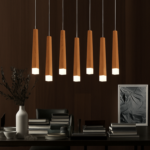 Suspension en bois moderne