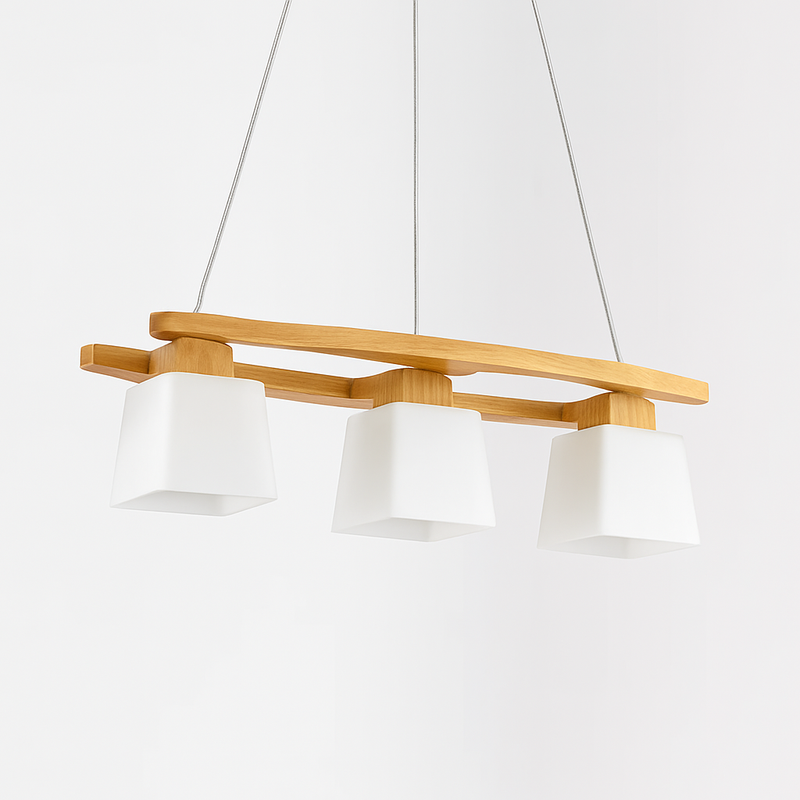 Suspension en bois nordique LED lampes suspendues modernes pour salle à manger salon cuisine Bar café lampe suspendue de Style japonais