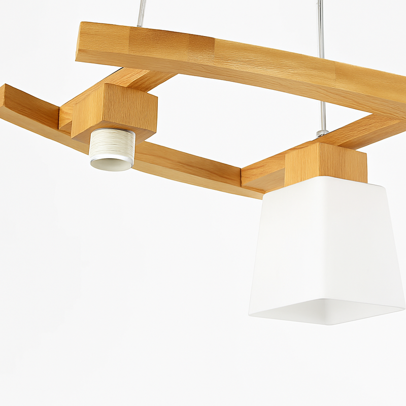 Suspension en bois nordique LED lampes suspendues modernes pour salle à manger salon cuisine Bar café lampe suspendue de Style japonais