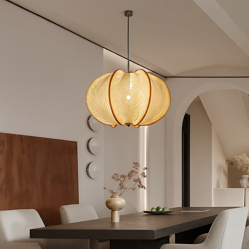 suspension en bois rétro style nordique pour décoration intérieure - vue 3 sur 7