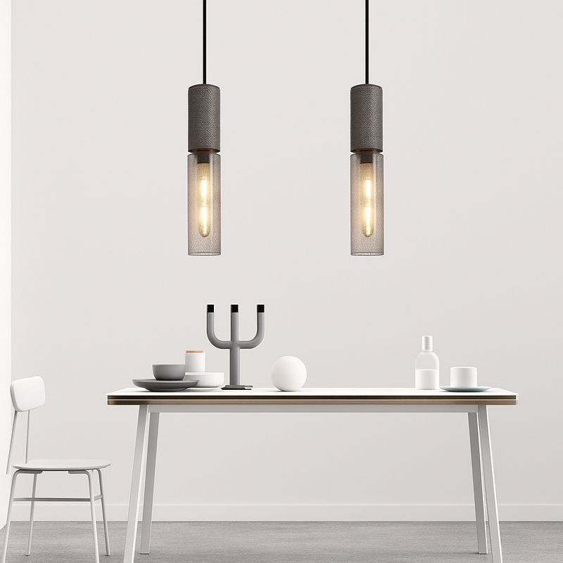 Suspension en ciment style américain vintage pour loft café bar restaurant