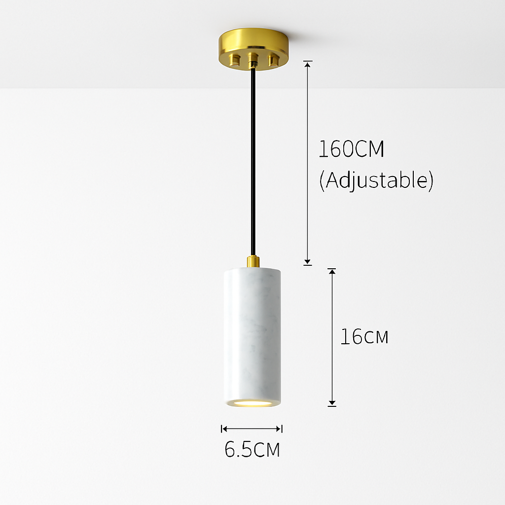 Suspension en marbre italien