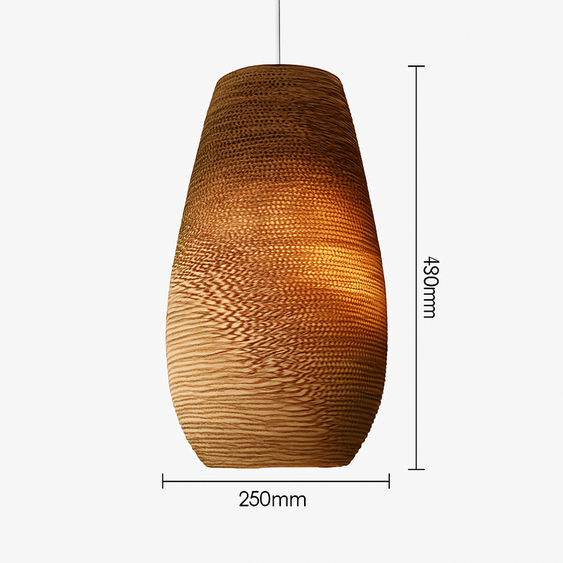 Suspension en papier carton (différentes formes)