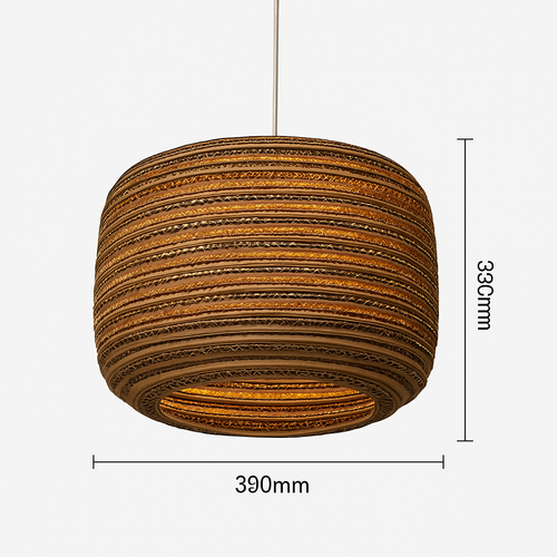 Suspension en papier carton (différentes formes)
