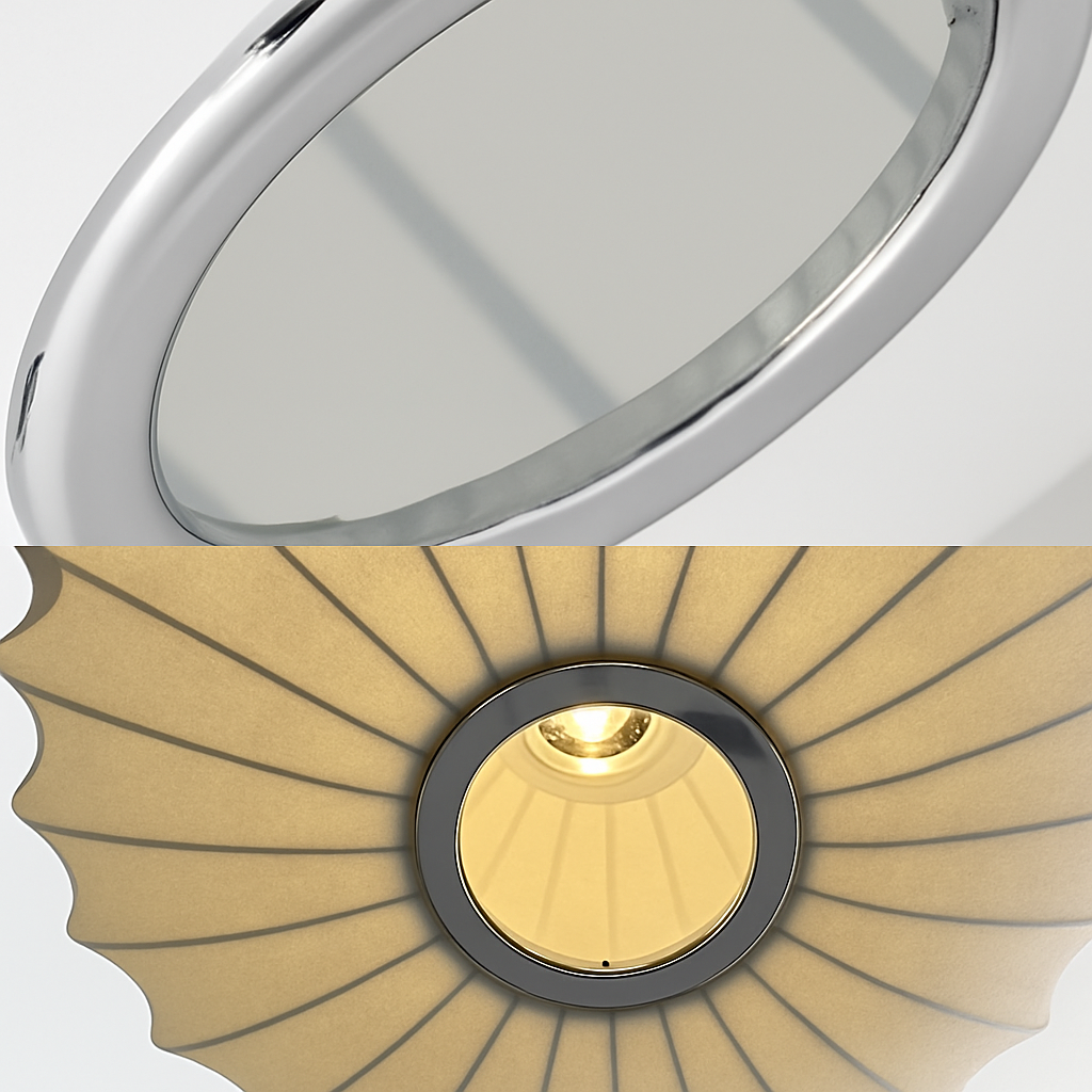 suspension en soie design pour éclairage intérieur moderne - vue 3 sur 27
