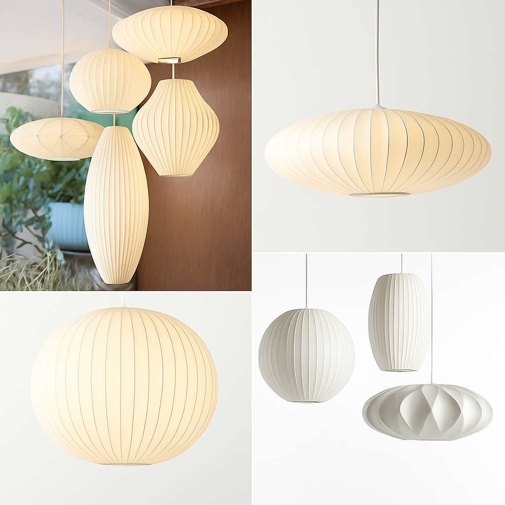 suspension en soie design pour éclairage intérieur moderne - vue 4 sur 27