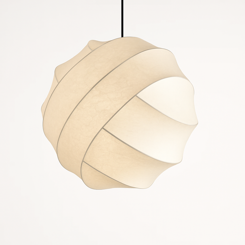 suspension en soie wabi sabi design nordique moderne pour décoration intérieure