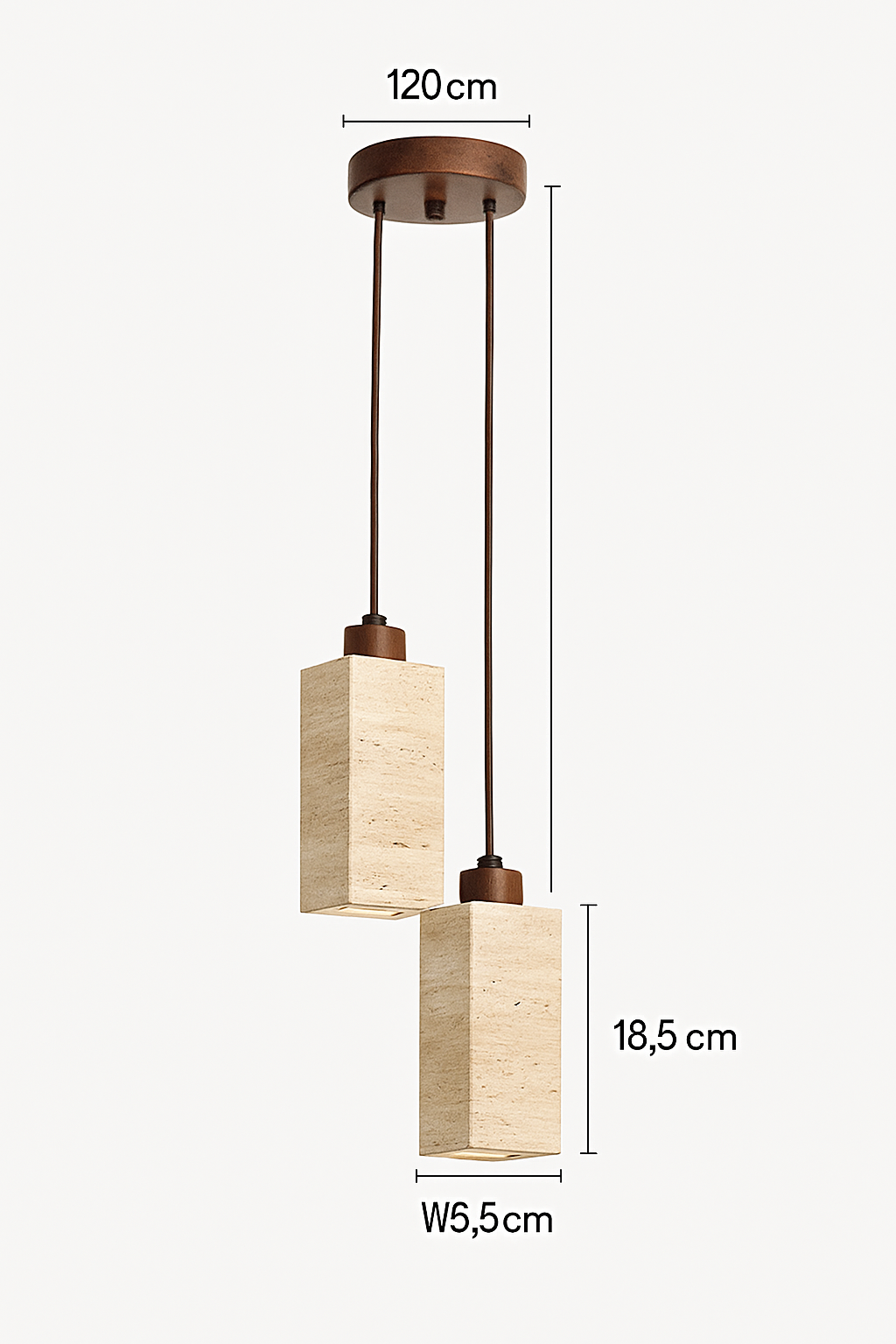 suspension en style nordique wabi sabi pour intérieur décoratif - vue 7 sur 15