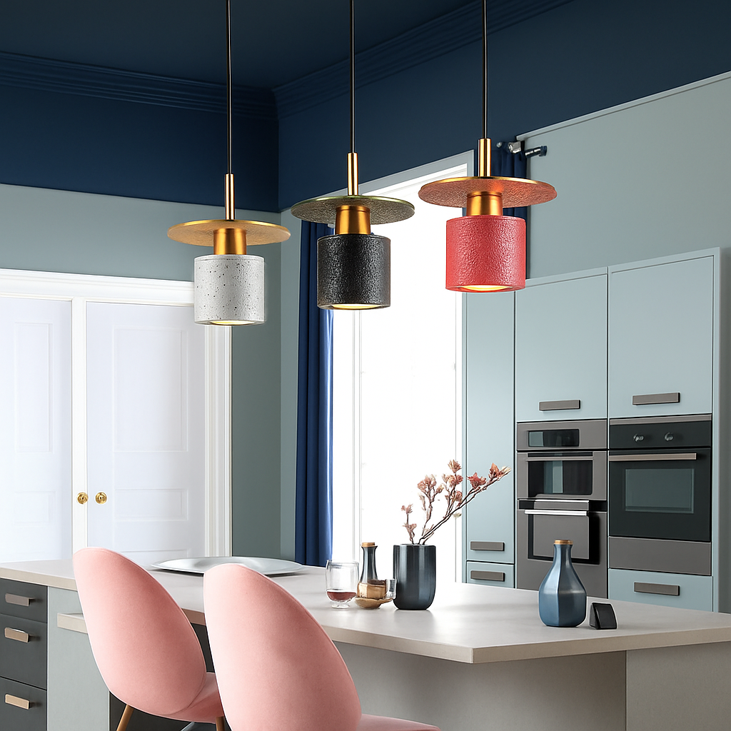 suspension en terrazzo design moderne pour espaces intérieurs élégants - vue 4 sur 12