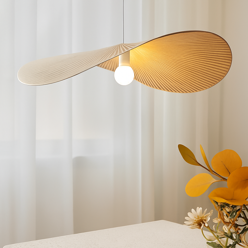 suspension en tissu nordique style chapeau pour décoration intérieure - vue 4 sur 12