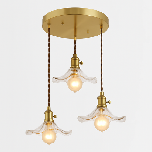suspension en verre coloré style nordique pour intérieur moderne - vue 8 sur 13
