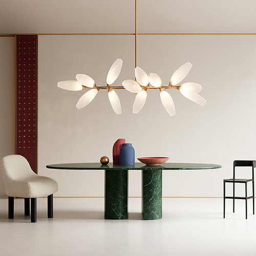 suspension en verre moderne pour décoration intérieure élégante - vue 3 sur 12