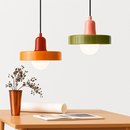 Suspension en verre nordique couleur bonbon